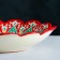 Largan Rishtan ceramics "Flowers", 33 cm, red, corrugated