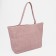 Zipper bag with a zipper, pink color