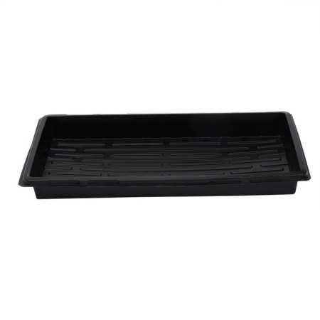 Mattle for seedlings, 55 × 30 × 5.6 cm, plastic, black, Greengo-7