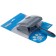 Delight packer plastic, with a drop, large, black and blue