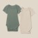 Body set 2 pcs SL Home growth 86-92 cm, col. Beige/olive