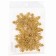 Decor "Snowflakes", set 9 pcs., Color gold
