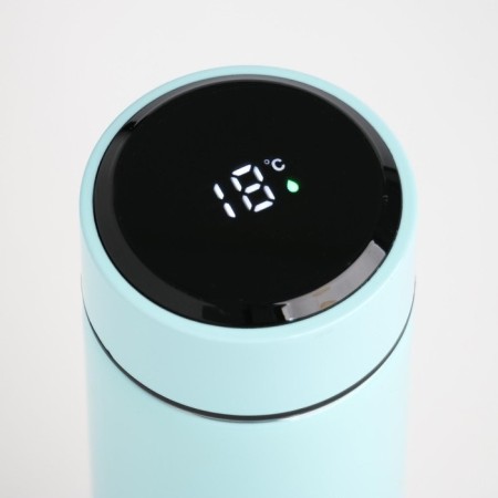 Thermos, 500 ml, Basic "Master K.", retains heat 8 hours, thermometer, pink-blue-5