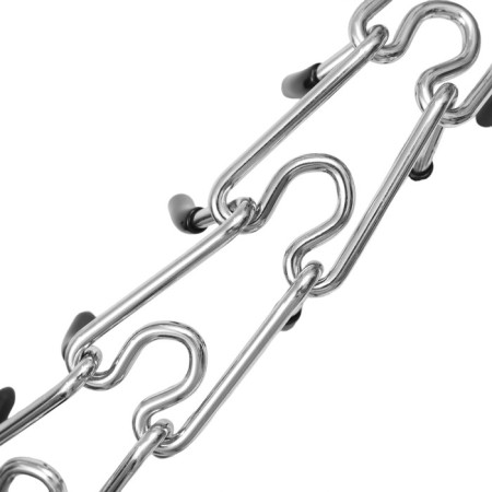Collar - half -reaches strict with protective caps, 3 mm x 50 cm-5