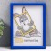 Photo frame plastic L-4 15x21 cm blue (plastic screen)