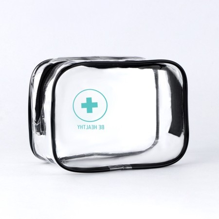 Transparent “Be Healthy” road kit, 12*10 cm,-4