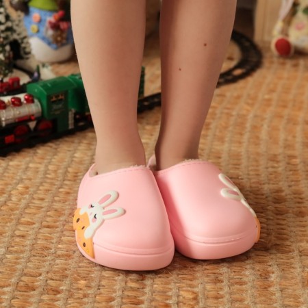 Baby slippers, size 26-27, pink color