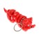 Developing toy "dog" light on a keychain, color mix