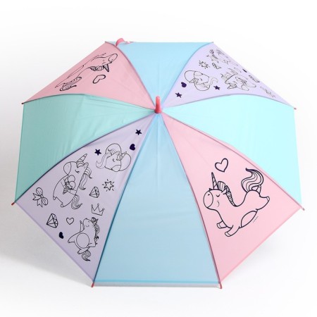Children's umbrella "Fairy -tale unicorn", d = 90cm-5