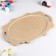 Harvesting for creativity tray with oval handles 38cm x 23cm, without painting