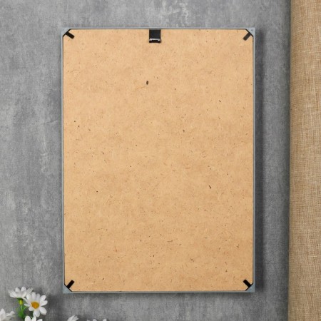 Photo frame plastic L-1 21x30 cm silver. Met. (plastic screen)-3