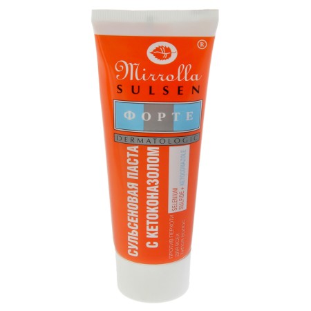 Mirrolla Paste "Sulsen Forte" 2% with ketoconazole, 75 ml