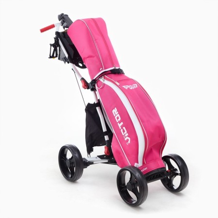 Tail for transporting bags for golf PGM, folding, aluminum, white