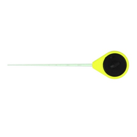 Fishing rod winter balalaika, black yellow color, HFB-43-2