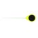 Fishing rod winter balalaika, black yellow color, HFB-43
