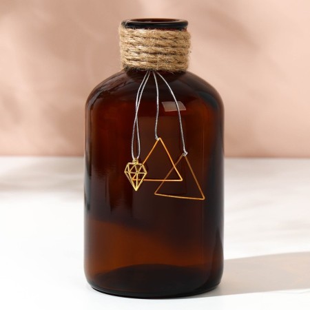 Vase for flowers, brown, 500 ml.-1