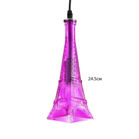 Suspendor “Eiffel” E14 40W Violet 8x8x27-127cm-1