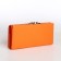 Women's wallet on a magnet, orange color