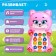 Musical training toy "kitten", with a projector