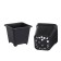 Pot for seedlings, 350 ml, d = 9 x 9 x 8.5 cm, (packaging 20 pcs.) Greengo