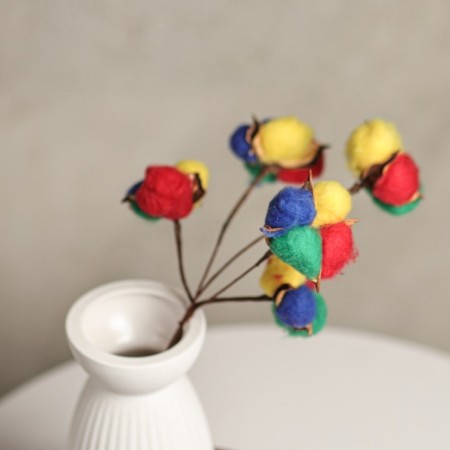 Sukhotzet "Cotton" D-5 cm, 30 cm, mix set 5 pcs