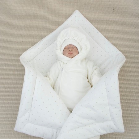 Set for discharge Winter Kinderlitto "Bear on the Moon", 6 items, height 56-62 cm, color milk-10