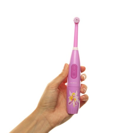 Electric toothbrush CS Medica Kids CS-463-G, 18000 moves/min, 2HAAA, pink-4