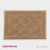 House rug of the share "Shambor", 40 × 60 cm, beige color