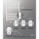 Electric towel Indigo Attic, 800x500 mm, timer, hidden installation, white