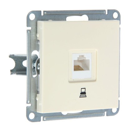 Computer socket "W59" Sche RSI-152K5E-2-86, RJ45, single, hidden, beige color