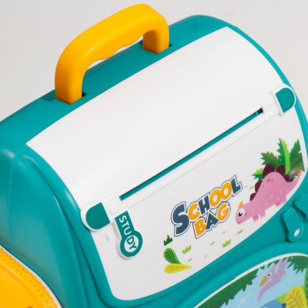 Pigpine Plastic "Backpack with dinosaurs" Sound AA 18x10x19.8 cm-4