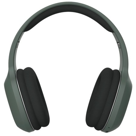 Pero BH04 headphones, wireless, full -size, microphone, 400 mAh, up to 20 hours, green-1