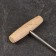 Wooding hook for meat, 18cm, with a wooden handle
