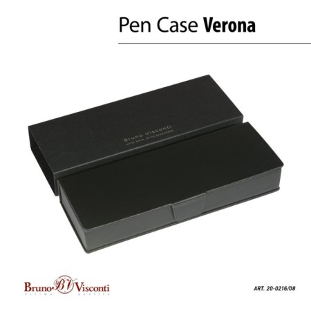 Switching handle, 1.0 mm, BrunovisConti verona, blue rod, metal case Soft Touch Black, in an eco -leather case-6