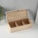 Casket tree with divisions "Basket weaving" 10x23.5x7 cm