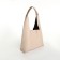 Bag Women's bag 2 in 1, on the button, cosmetic bag, beige color