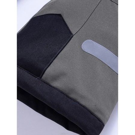 Ski costume for a boy, gray color, height 122 cm-17