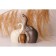 Souvenir Ceramics "Family Elephants" Matte set 3 pcs 7x7 12x12 22x13 cm