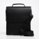 Male bag on the Textura valve, external pocket, black color