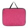 Folder with handles Textile A4, Calligrata "Office", for papers, for office, nylon 600D, linen, pink, PM/1, 350 x 270 x 20 mm