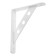 The tundra bracket is reinforced 150x125 mm, polymer white, 1 pc.
