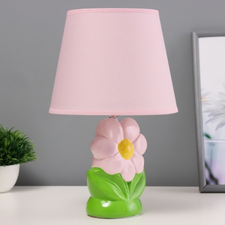 Table lamp "Flower" E14 40W pink 20x20x33cm-2