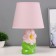 Table lamp "Flower" E14 40W pink 20x20x33cm