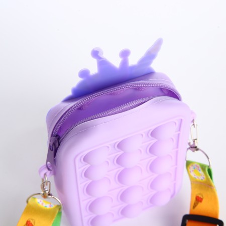 Bag's bag with lightning, lilac color-2