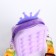 Bag's bag with lightning, lilac color