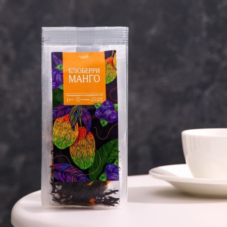 Flavored tea "Bluberry Mango", 50 g