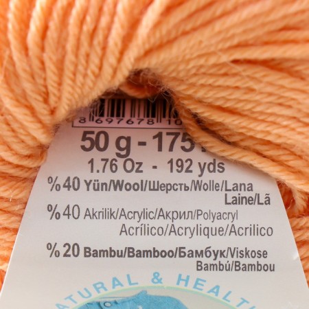 Yarn "Baby Wool" 40% wool, 40% acrylic, 20% bamboo 175m/50g (81)-3