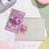 Postcard "March 8! Topla and inspiration!" Lilac background, 12.5x19.5 cm