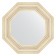 Mirror in the baguette frame, poisoned silver 99 mm, 59.2x59.2 cm