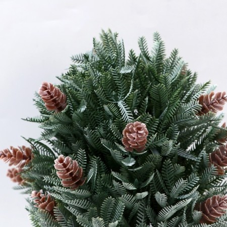 Bonsai in the pot "coniferous bush" 10x24 cm-1